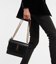 Saint Laurent Sunset Medium leather shoulder bag