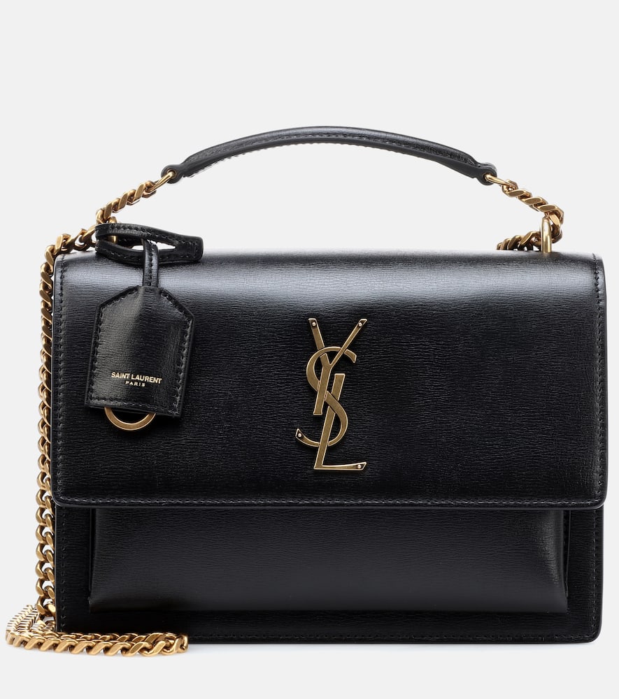 Saint Laurent Sunset Medium leather shoulder bag - Saint Laurent Sunset 中号皮革单肩包