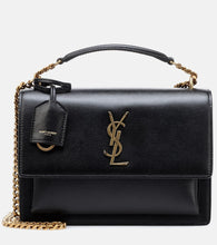 Saint Laurent Sunset Medium leather shoulder bag. Shop Saint Laurent Shoulder Bags for women now.