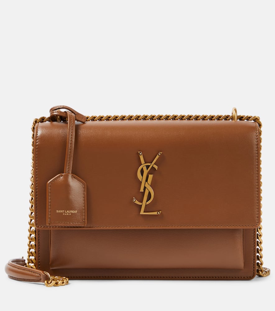 Saint Laurent Sunset Medium leather shoulder bag - Saint Laurent Sunset 中号皮革单肩包