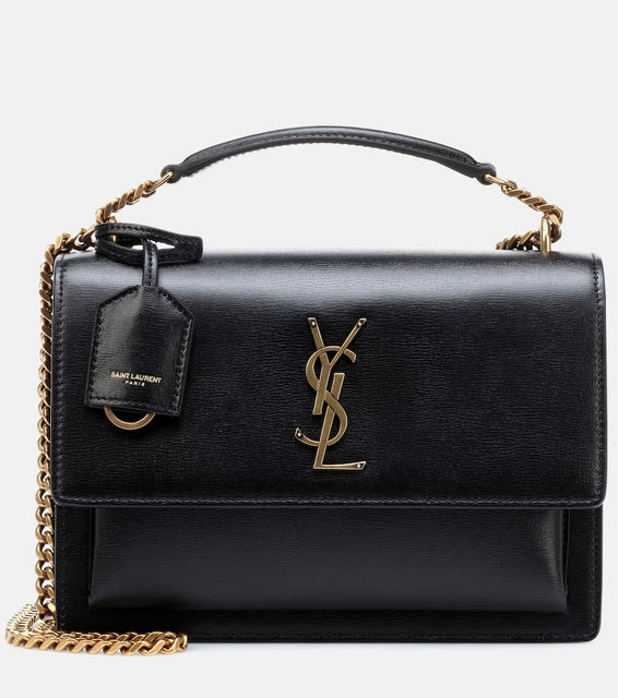 Saint Laurent Sunset Medium leather shoulder bag. Shop Saint Laurent Shoulder Bags for women now.