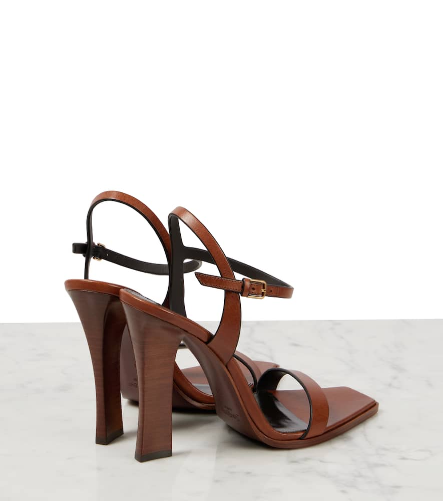 Saint Laurent Susan 110 leather sandals