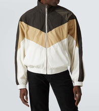 Saint Laurent Teddy chevron bomber jacket