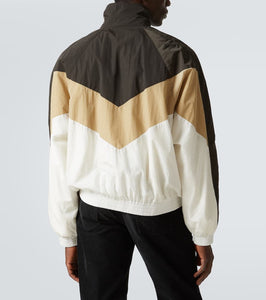 Saint Laurent Teddy chevron bomber jacket