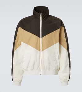 Saint Laurent Teddy chevron bomber jacket