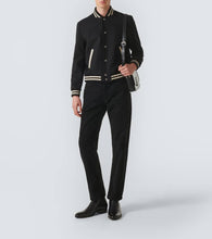 Saint Laurent Teddy wool-blend varsity jacket