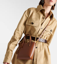 Saint Laurent Toy Shopping Mini leather tote bag