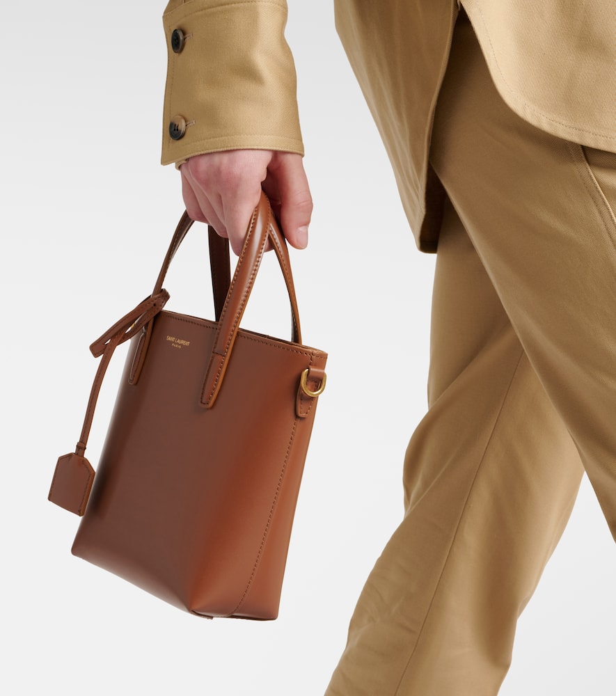 Saint Laurent Toy Shopping Mini leather tote bag