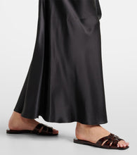 Saint Laurent Tribute 05 leopard-print leather flats