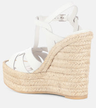 Saint Laurent Tribute 130 leather espadrilles