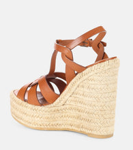 Saint Laurent Tribute 130 leather espadrilles