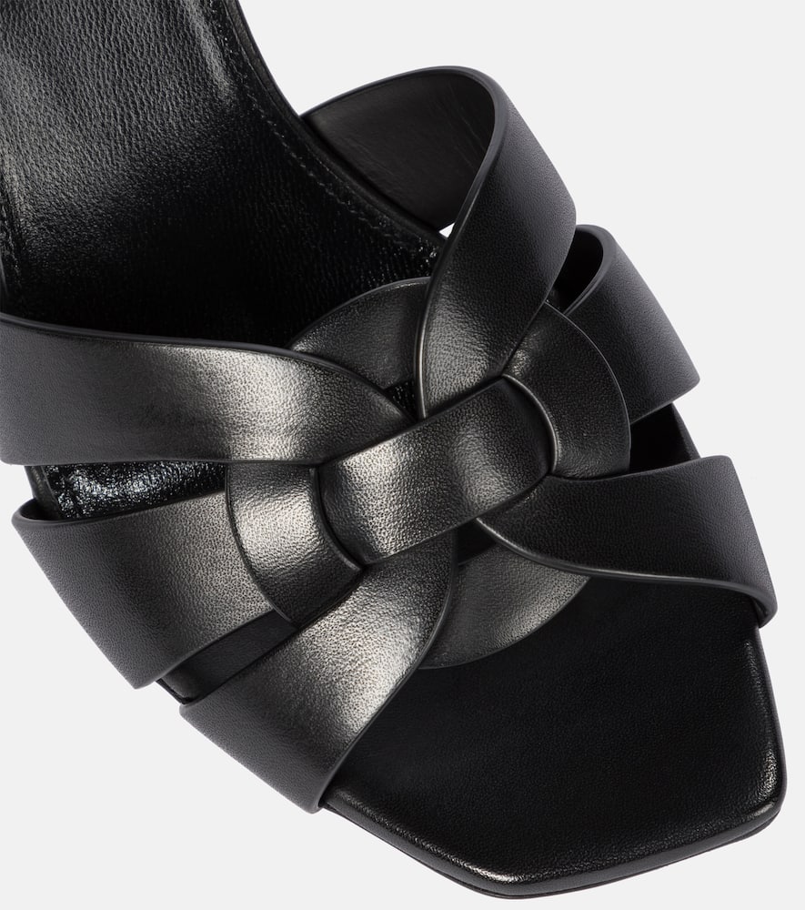 Saint Laurent Tribute 85 leather sandals