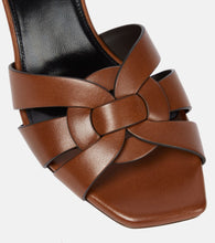 Saint Laurent Tribute 85 leather sandals
