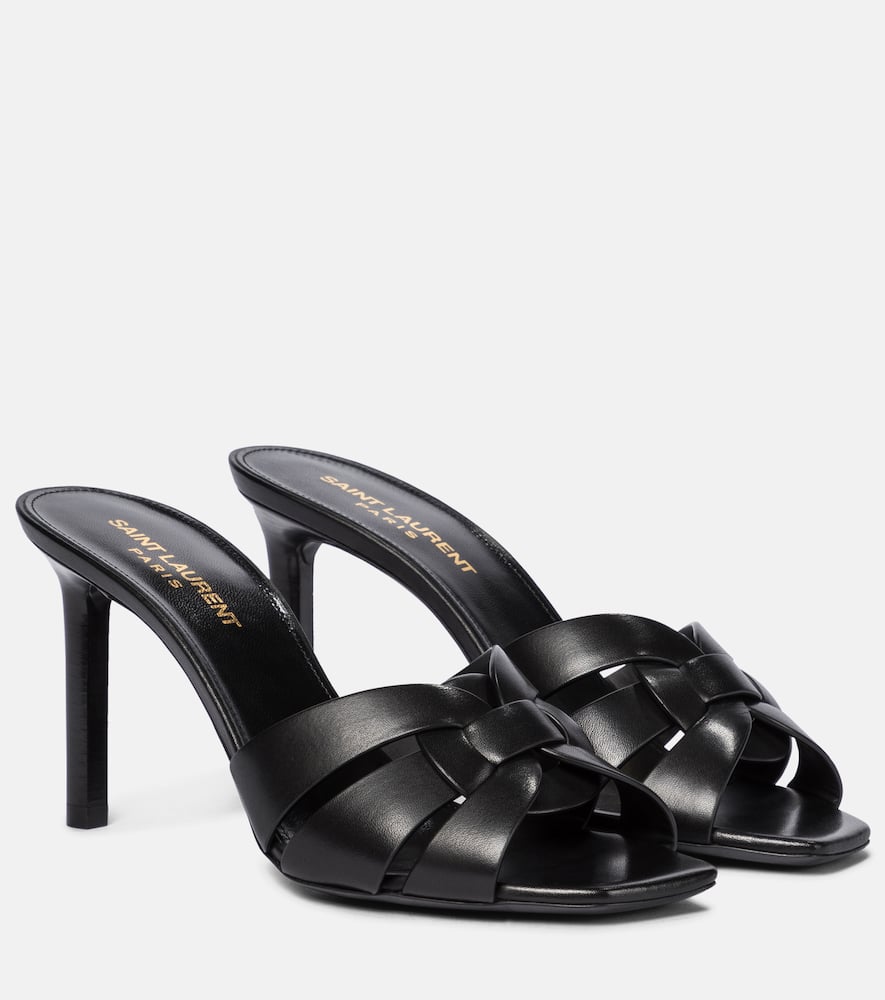 Saint Laurent Tribute 85 leather sandals
