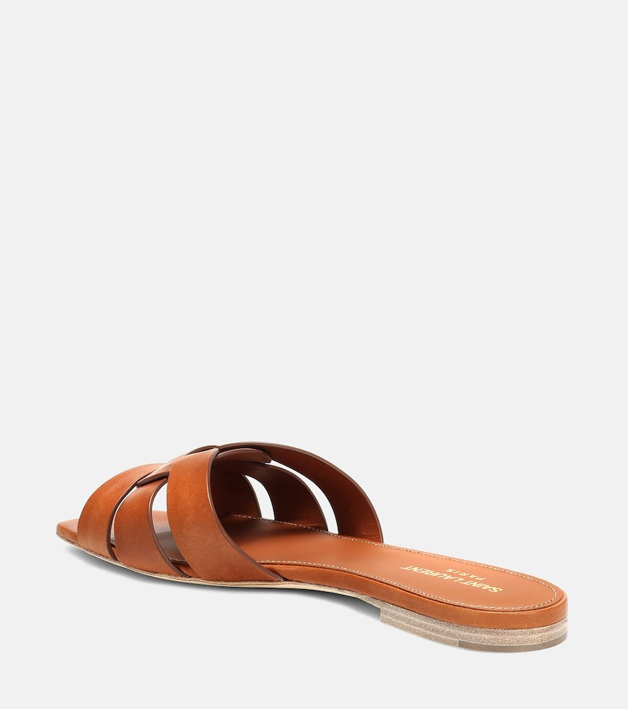 Saint Laurent Tribute Nu Pieds 05 leather slides