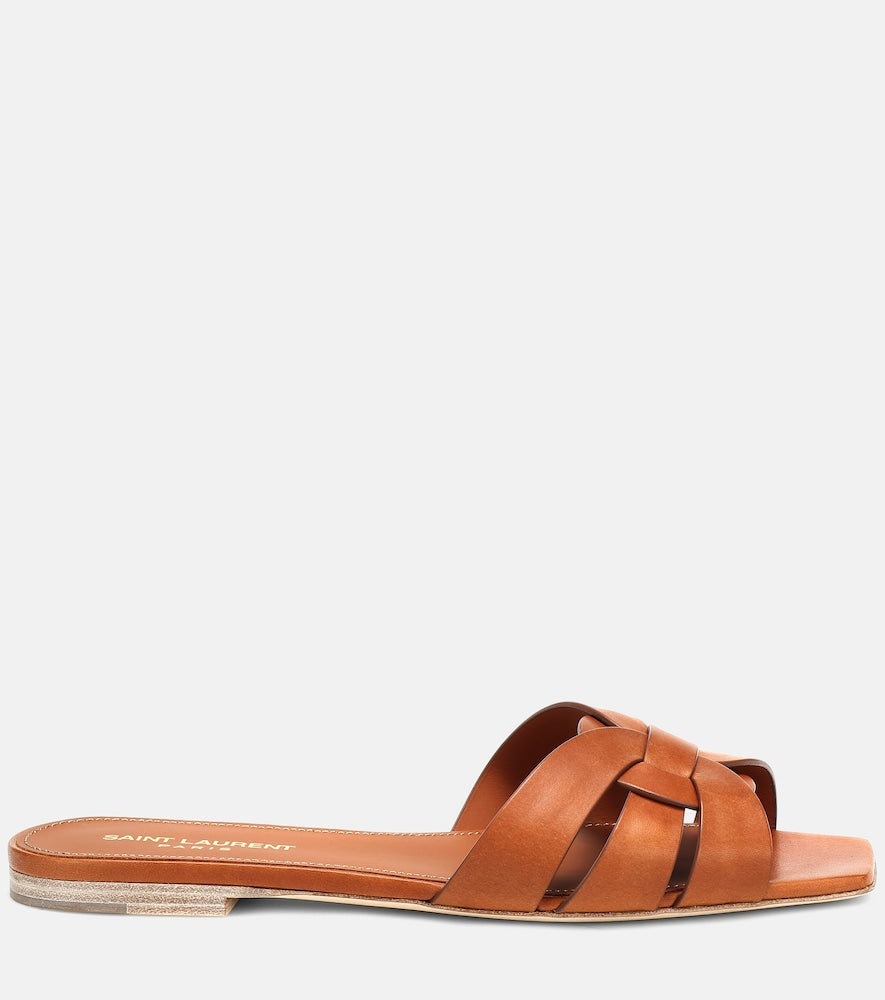 Saint Laurent Tribute Nu Pieds 05 leather slides