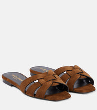 Saint Laurent Tribute Nu Pieds 05 suede slides