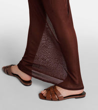 Saint Laurent Tribute lizard-effect leather sandals