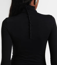 Saint Laurent Turtleneck jersey midi dress