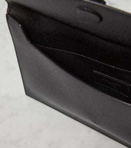 Saint Laurent Uptown leather clutch