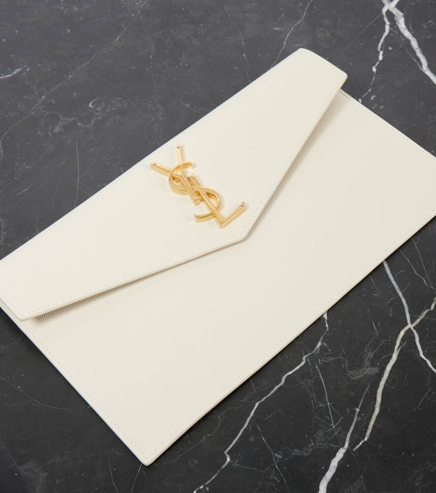 Saint Laurent Uptown leather clutch