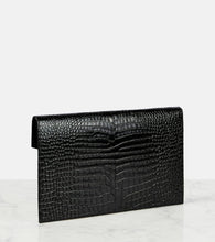 Saint Laurent Uptown patent leather clutch