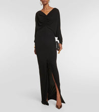 Saint Laurent V-neck gown