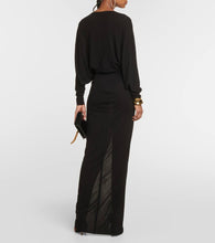 Saint Laurent V-neck gown