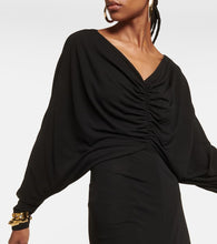 Saint Laurent V-neck gown