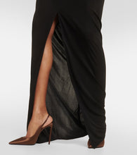 Saint Laurent V-neck gown