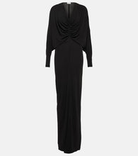 Saint Laurent V-neck gown
