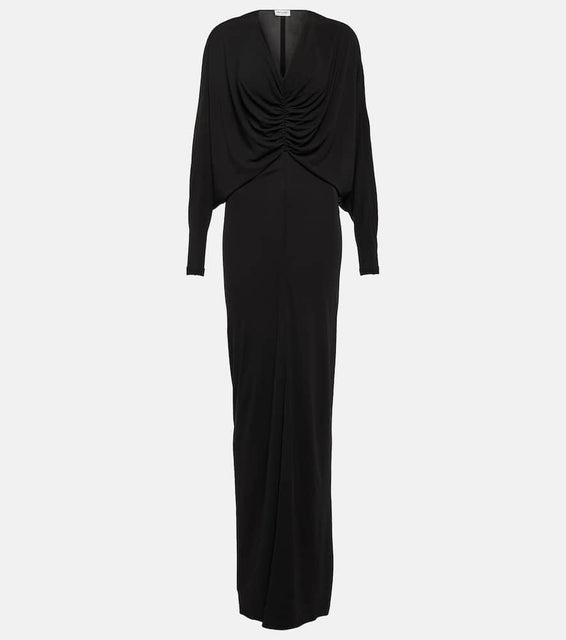 Saint Laurent V-neck gown