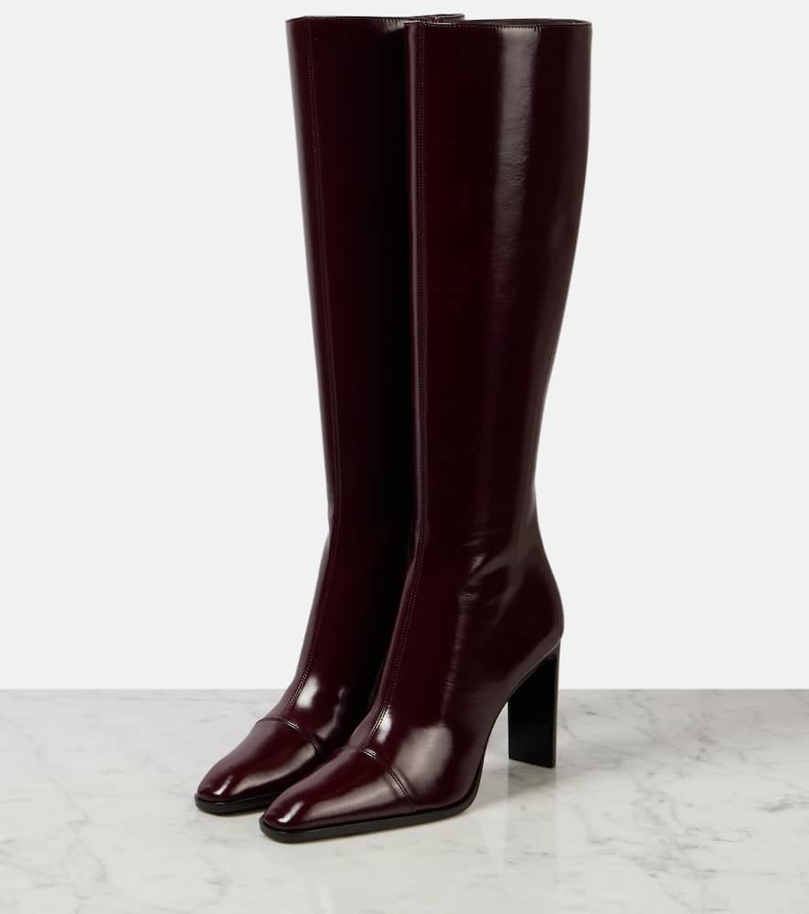 Saint Laurent Venetia leather knee-high boots