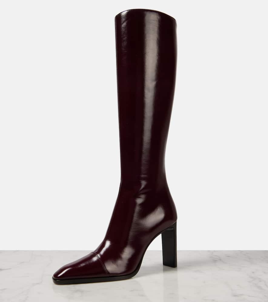 Saint Laurent Venetia leather knee-high boots
