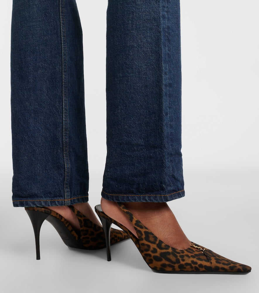 Saint Laurent Babylone Breteuil slingback pumps - Brown High-Heel Pumps