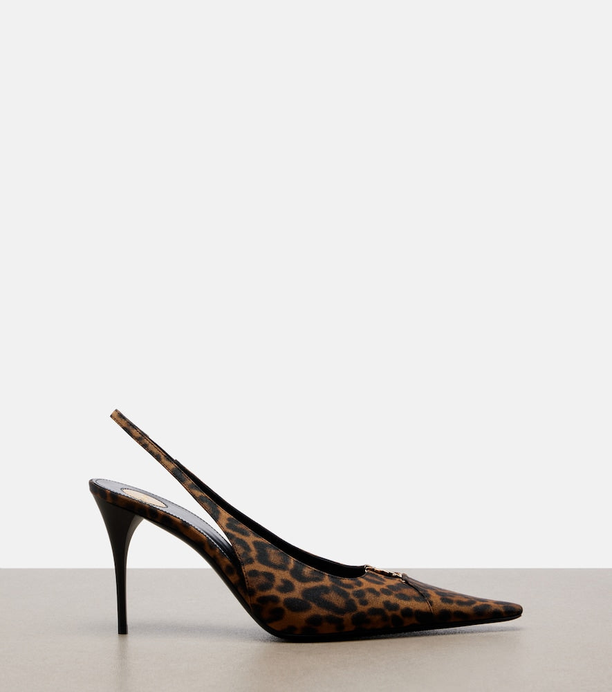 Saint Laurent Babylone Breteuil slingback pumps - Brown High-Heel Pumps
