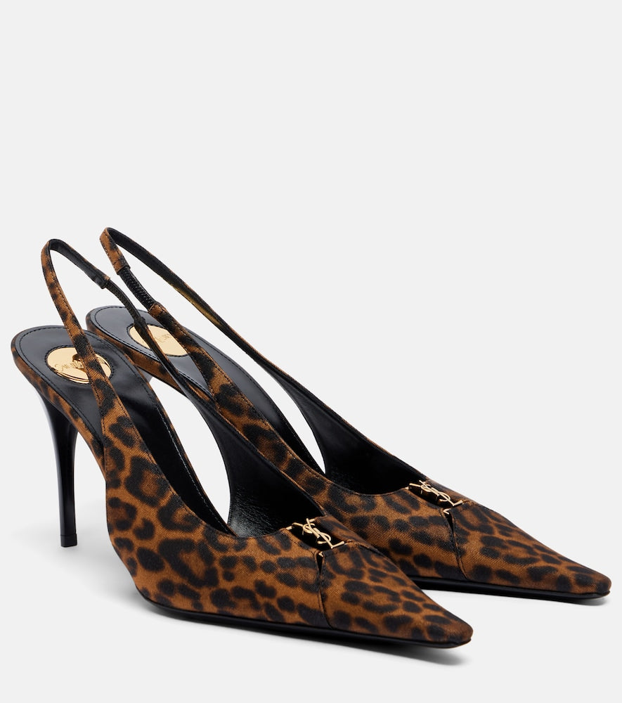 Saint Laurent Babylone Breteuil slingback pumps - Brown High-Heel Pumps