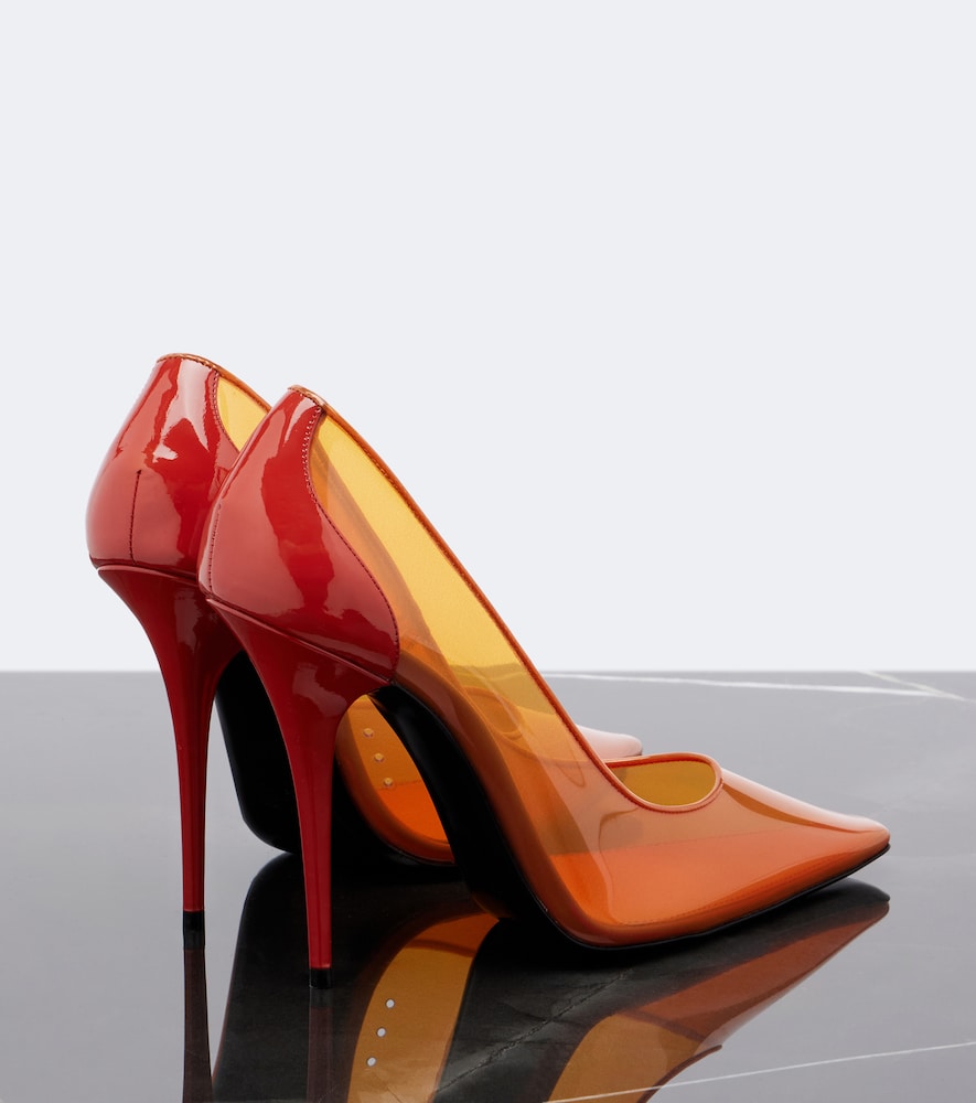 Saint Laurent Folie TPU pumps (Orange) - High-Heel Pumps
