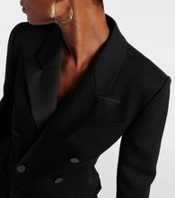 Saint Laurent Wool grain de poudre tuxedo jacket