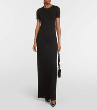 Saint Laurent Wool jersey T-shirt dress