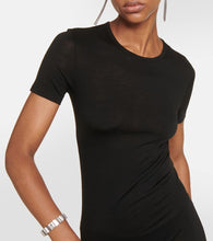 Saint Laurent Wool jersey T-shirt dress