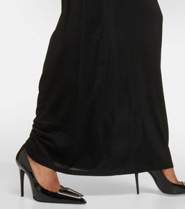 Saint Laurent Wool jersey T-shirt dress