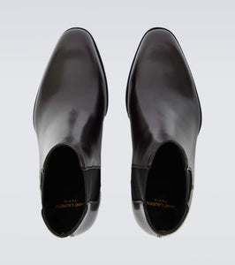 Saint Laurent Wyatt leather Chelsea boots