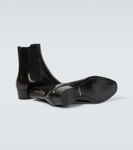 Saint Laurent Wyatt leather Chelsea boots