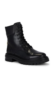 Sam Edelman Aleia Combat Boot in Black