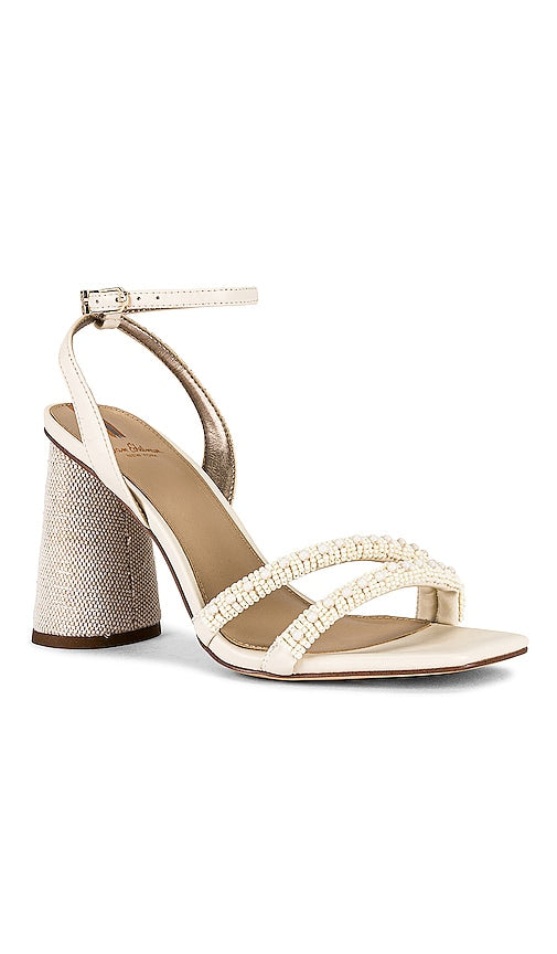Sam Edelman Kia Beads Sandal in Ivory