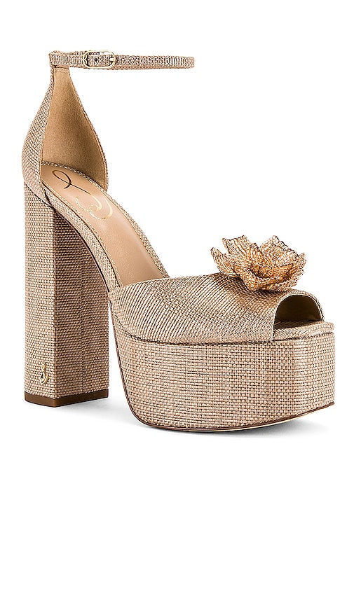 Sam Edelman Kori Flora Platform in Tan