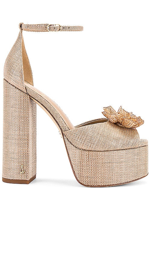 Sam Edelman Kori Flora Platform in Tan - Plateforme Sam Edelman Kori Flora en beige - Sam Edelman Kori Flora 浅褐色厚底鞋 - Sam Edelman Kori Flora Plattform in Hellbraun - Sam Edelman 코리 플로라 플랫폼 탠 색상 - Piattaforma Sam Edelman Kori Flora in marrone chiaro