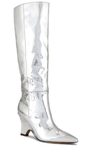 Sam Edelman Vance 2 Boot in Metallic Silver
