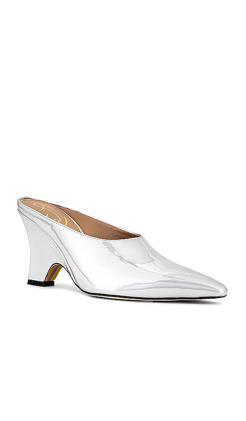 Sam Edelman Vonn Mule in Metallic Silver